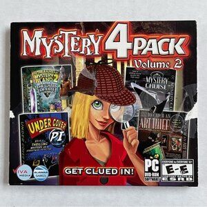 Mystery 4 Pack Cruise Art Thief Under Cover PI PC Games CD ROM E ESRB Viva Media